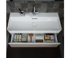 Laufen VAL Waschtisch B: 75 T: 42 cm weiß, mit 1 Hahnloch, ungeschliffen, mit Überlauf H8102850001041