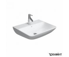 Duravit ME by Starck Waschtisch B: 55 T: 44 cm weiß, mit WonderGliss, mit 1 Hahnloch 23355500001
