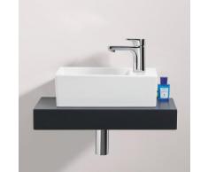 Villeroy & Boch Memento 2.0 Handwaschbecken B: 40 T: 26 cm weiß mit CeramicPlus, geschliffen 43234GR1