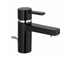 Kludi ZENTA Waschtischarmatur XL mit Ablaufgarnitur, schwarz/chrom 382608675
