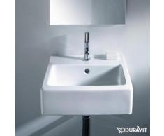 Duravit Vero Handwaschbecken B: 45 T: 35 cm weiß, mit WonderGliss, mit 1 Hahnloch, ungeschliffen, mit Überlauf 07044500001