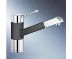 Blanco Zenos-S Einhebelmischer SILGRANIT-Look, Ausladung: 177 mm, mit Ausziehbrause anthrazit 517819