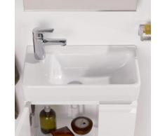 Laufen Pro S Handwaschbecken B: 48 T: 28 cm, asymmetrisch weiß, mit Clean Coat, mit 1 Hahnloch H8159554001041