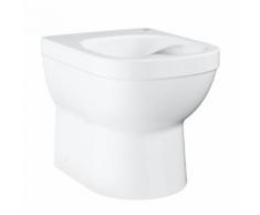 Grohe Euro Keramik Stand-Tiefspül-WC L: 48 B: 37,2 H: 39,5 cm, Ausführung kurz weiß, mit PureGuard Hygieneoberfläche 3932900H