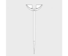 IP44.de tee shot Erdspieß für shot Bodenleuchte Ø 13 H: 35 cm, tiefschwarz 91091-BL