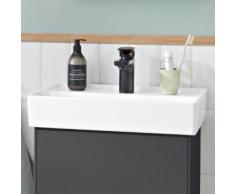 Villeroy & Boch Collaro Handwaschbecken B: 45 T: 37 cm weiß mit CeramicPlus, mit Überlauf, ungeschliffen 433445R1