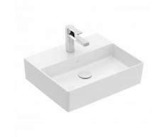Villeroy & Boch Memento 2.0 Handwaschbecken B: 50 T: 42 cm weiß mit CeramicPlus, mit 1 Hahnloch, ohne Überlauf, ungeschliffen 4A2251R1