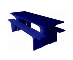 Festzeltgarnitur Hussen Stretch marine/blau