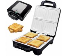 Muschel Sandwichmaker XLC mit Keramikplatten Thermostat und Edelstahldekor - Syntrox Germany -