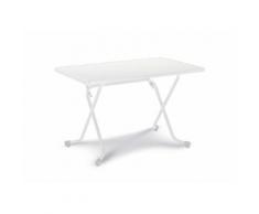 BEST Scherenklapptisch eckig 110x70cm weiss 26521100