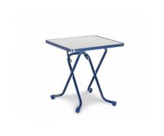 BEST Scherenklapptisch eckig 67x67cm blau 26527020