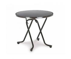 BEST Scherenklapptisch rund 80cm anthrazit 26528050
