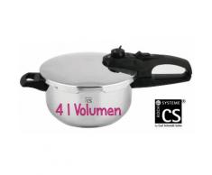 CS Kochsysteme Schnellkochtopf Druckkochtopf KAISERSLAUTERN Volumen 4 l Edelstahl rostfrei