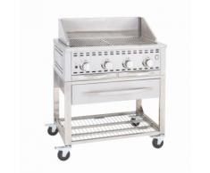 METRO Professional Edelstahl-Gasgrill 4-Brenner