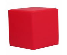 pemora Sitzwürfel Hocker Fußhocker KUBIX - rot