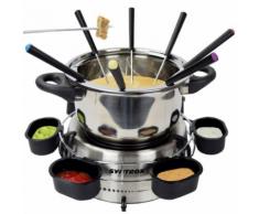 Edelstahl Design Fondue Lid für 8 Personen Grill - Syntrox Germany -