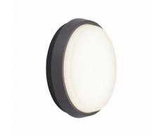 AEG LETAN LED Hausnummernleuchte Ø 17,5 cm Aluminium / Kunststoff Anthrazit / weiß, AEG280005
