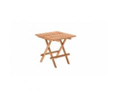 Möbilia Tisch, 50x50 cm, Teak