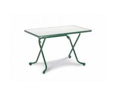 BEST Scherenklapptisch eckig 110x70cm grün 26521130