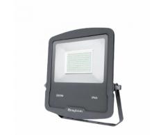 200W LED Fluter Strahler Slim Kaltweiß IP65 Wasserdicht Scheinwerfer Außenstrahler Außenbereich