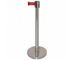 Bolero Absperrband mit Leitpfosten rot