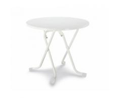 BEST Scherenklapptisch rund 80cm weiss 26528000