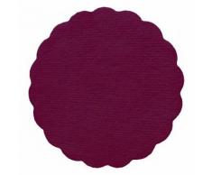 2000x Tassenuntersetzer Glasuntersetzer Airlaid O 9cm bordeaux