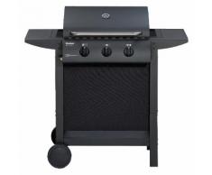 Enders Gasgrill SAN DIEGO 3, mit Thermometer, 3-Brenner aus Edelstahl, Edelstahl-Grillrost, Balkon-Grill, stabile Seitenablagen, leistungsstark #81166