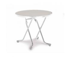 BEST Scherenklapptisch rund 80cm silber 26528085