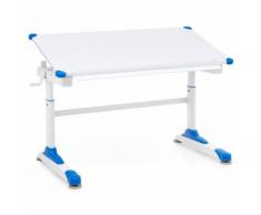 WOHNLING Kinderschreibtisch Blau WL5.760 Kindertisch 119x67 cm Höhenverstellbar