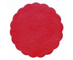 2000x Tassenuntersetzer Glasuntersetzer Airlaid O 9cm rot