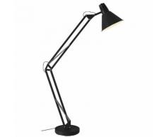 BRILLIANT WINSTON Leseleuchte 176 cm Metall Schwarz, 92710/06