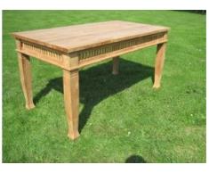 Esstisch massiv 150 cm, Holz Tisch, Teak Betawi als Wintergarten od Gartenmöbel