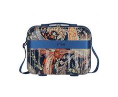 Titan Spotlight Flash Beautycase 38 cm paisley blue