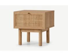 Pavia Nachttisch, Rattan