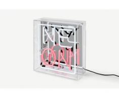 Neon On Tischlampe, Weiss und Rot
