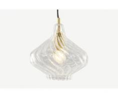 Kaleido Pendelleuchte, Glas und Messing
