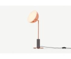 Lumo Tischlampe, Kupfer und Anthrazit