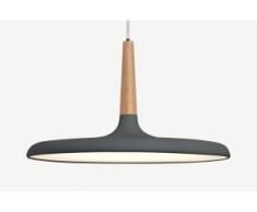 Tina LED-Pendelleuchte, Grau