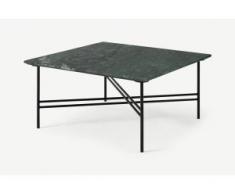 Ailish quadratischer Couchtisch, Marmor in Gruen