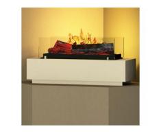 bergamo mobiletti Elektro-Tischkamin: 75 cm - weiß (warm)
