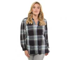 Große Größen Hemdbluse Damen (Größe 46 48, multicolor) | Ulla Popken Blusen & Tuniken | Baumwolle, verdeckte Knopfleiste