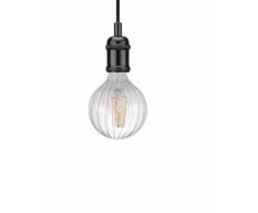 EEK A++, LED-Pendelleuchte Avra I - Stahl - 1-flammig - Schwarz