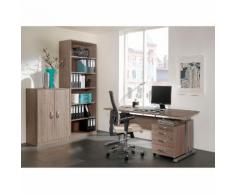 Büromöbel-Set JOBexpress (4-teilig) - Wildeiche Dekor