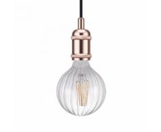 EEK A++, LED-Pendelleuchte Avra I - Stahl - 1-flammig - Kupfer