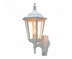 EEK A++, Wandleuchte Firenze (mit Bewegungsmelder) - Aluminium/Glas - 1-flammig