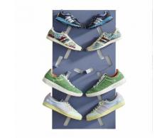 Schuhregal Trent 5 - Stahl - Himmelblau