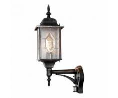 EEK A++, Wegeleuchte Milano (mit Bewegungsmelder) - Aluminium/Glas - 1-flammig
