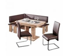 Eckbankgruppe Buin (4-teilig) - Braun