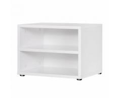 Schuhregal Box Base - Hochglanz Weiß - 47 cm